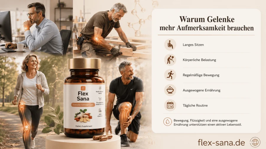 FlexSana — Aufmerksamkeit für die Gelenke im Alltag