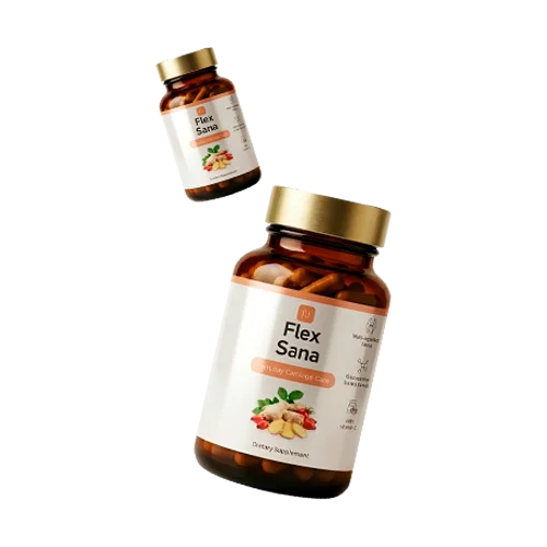 FlexSana — Kapseln für die Gelenke, Nahrungsergänzungsmittel mit Glucosamin und Vitamin C